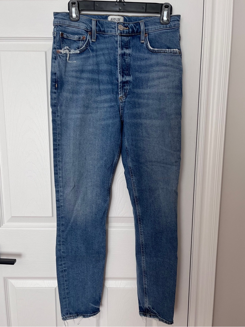 AGOLDE Nico High-Rise Blue Jeans Blame